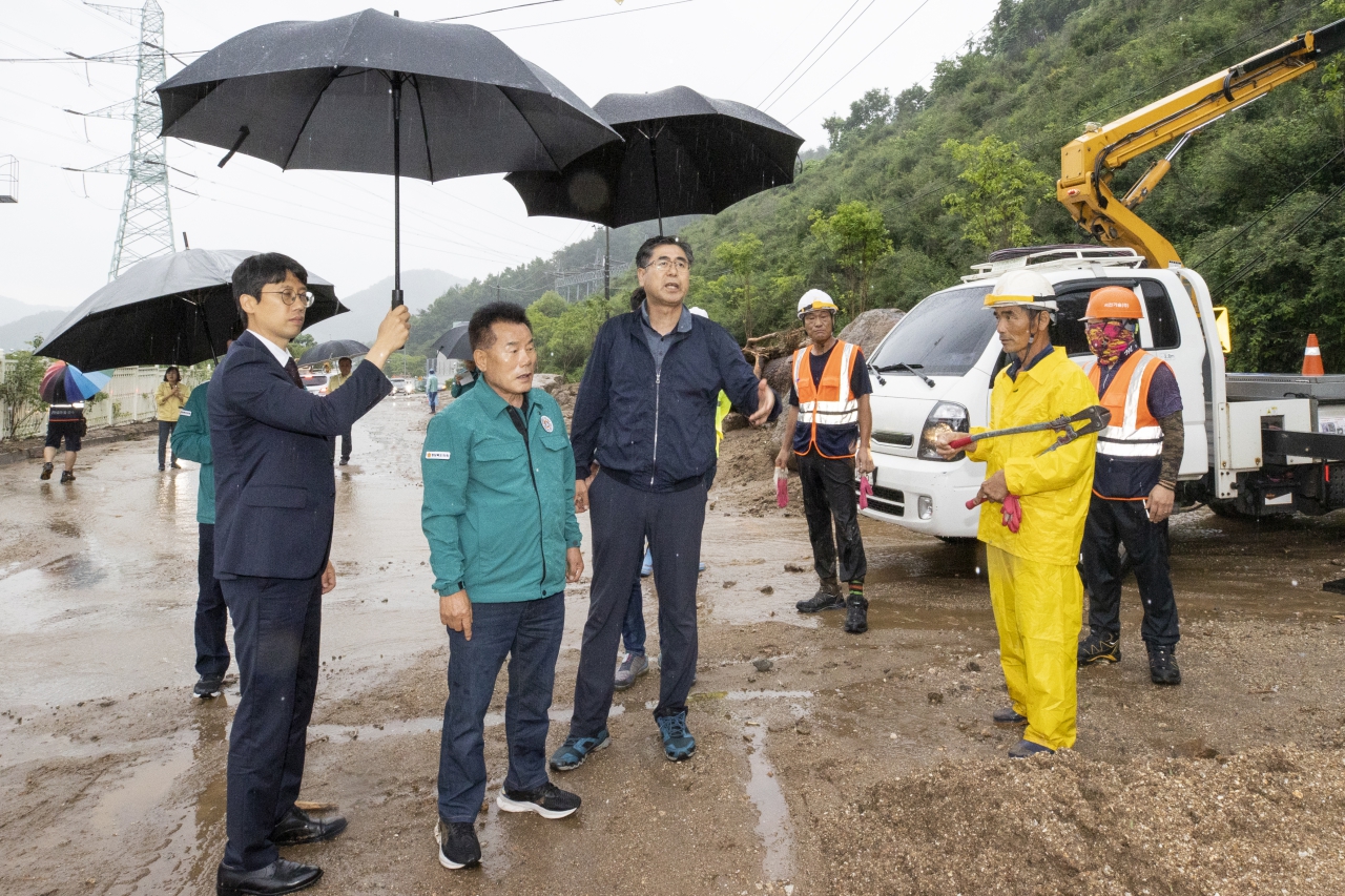 폭우 피해현장 방문(예천,영주,봉화) 이미지(11)