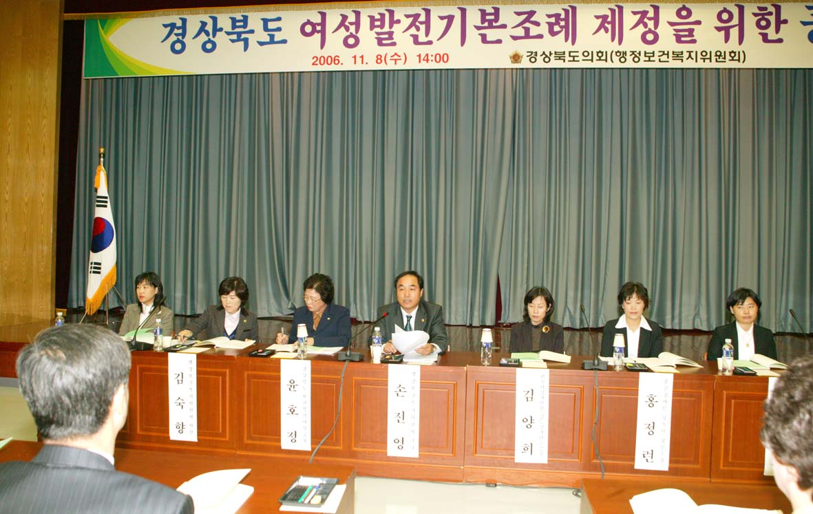 경상북도 여성발전기본조례 제정을 위한 공청회(3) 대표이미지