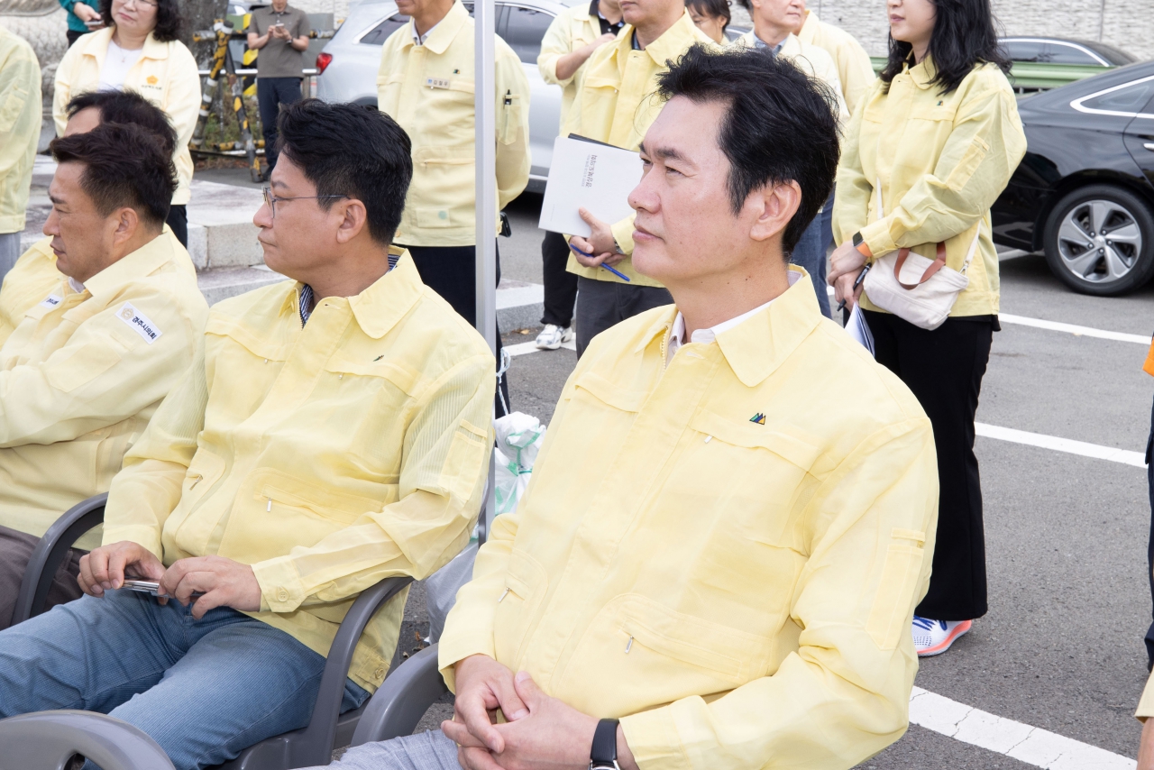 폭염 가뭄 피해지역 현지확인 경주 덕동댐 이미지(18)