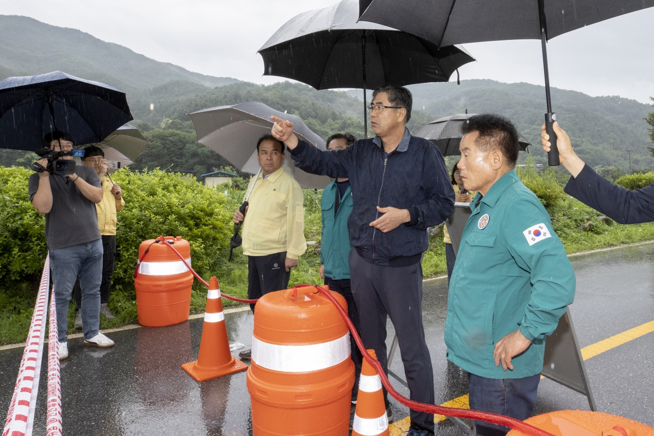 폭우 피해현장 방문(예천,영주,봉화) 이미지(10)