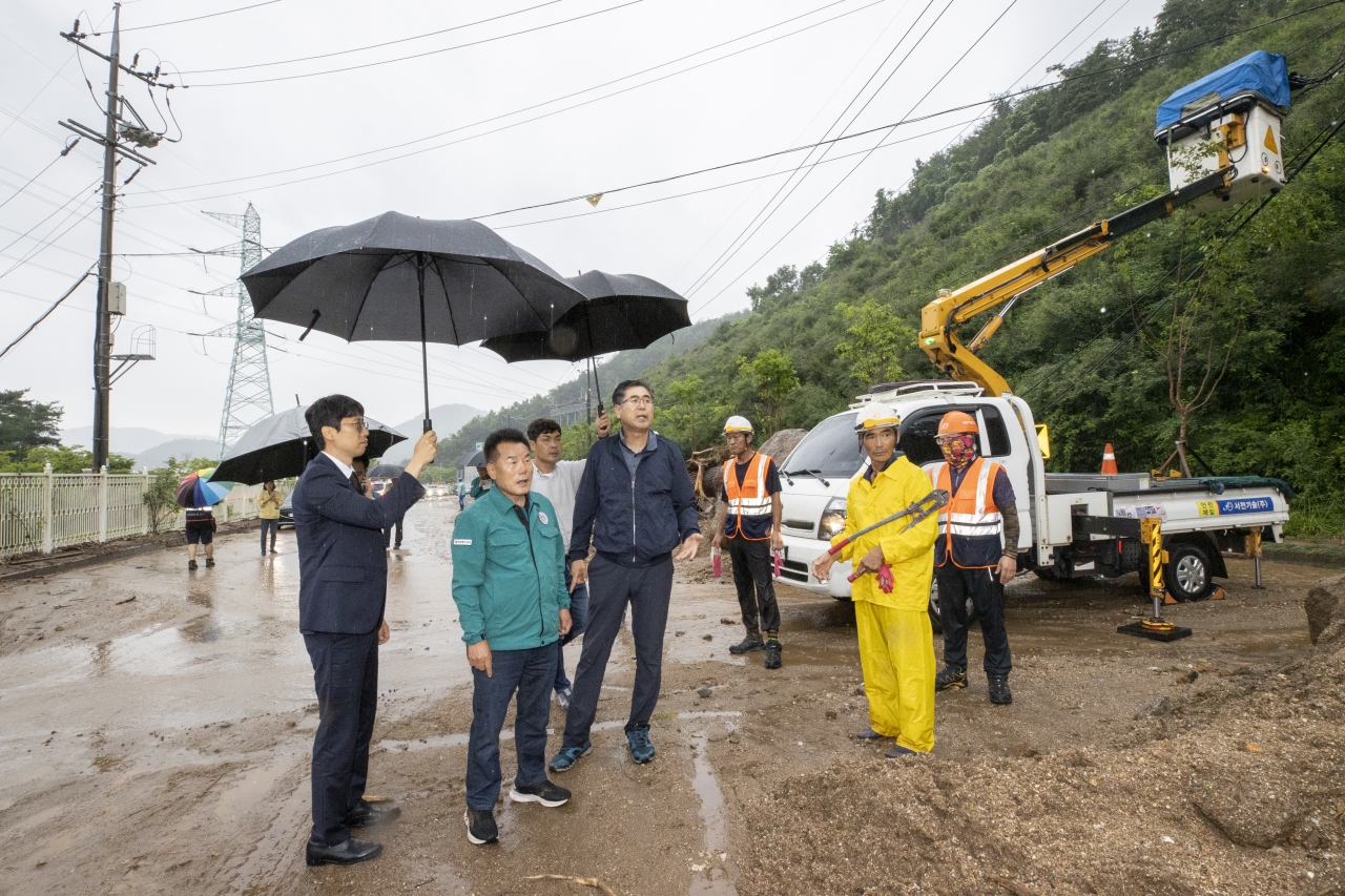 폭우 피해현장 방문(예천,영주,봉화) 이미지(17)