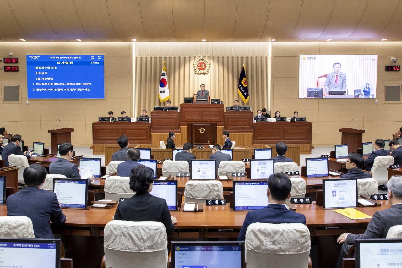 제353회 임시회 제2차 본회의 이미지(1)