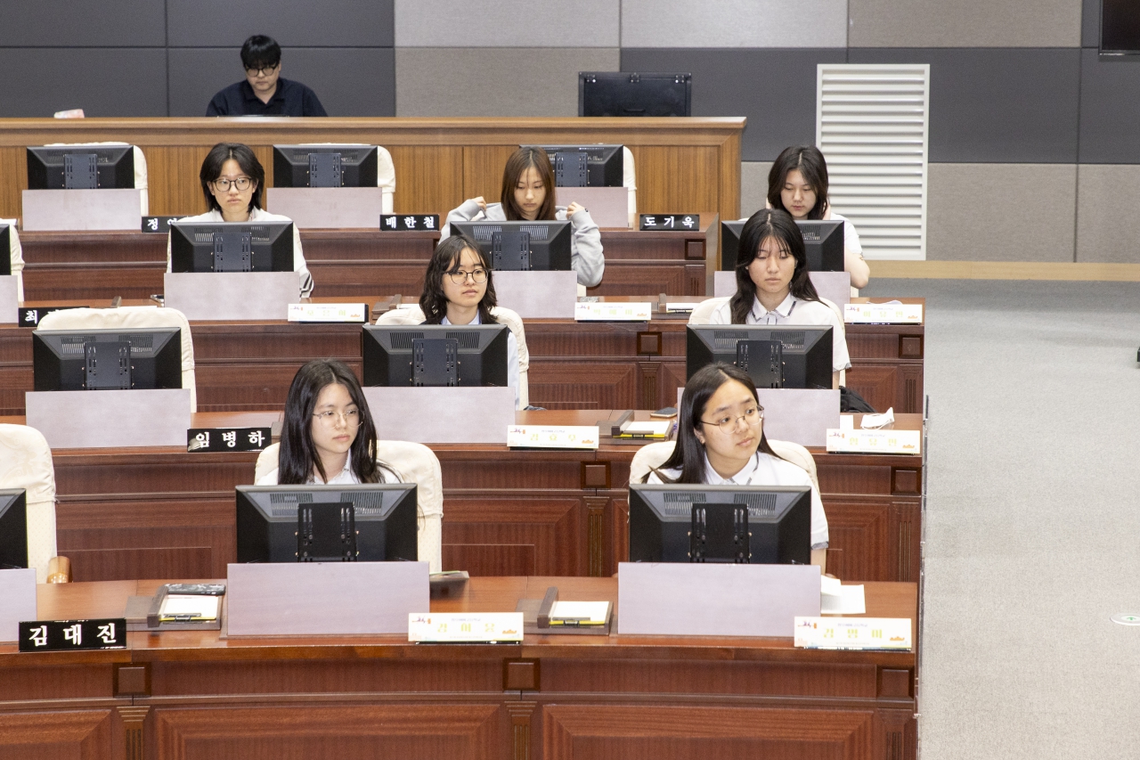 제99회 경상북도의회 청소년의회교실-상주여고 이미지(6)
