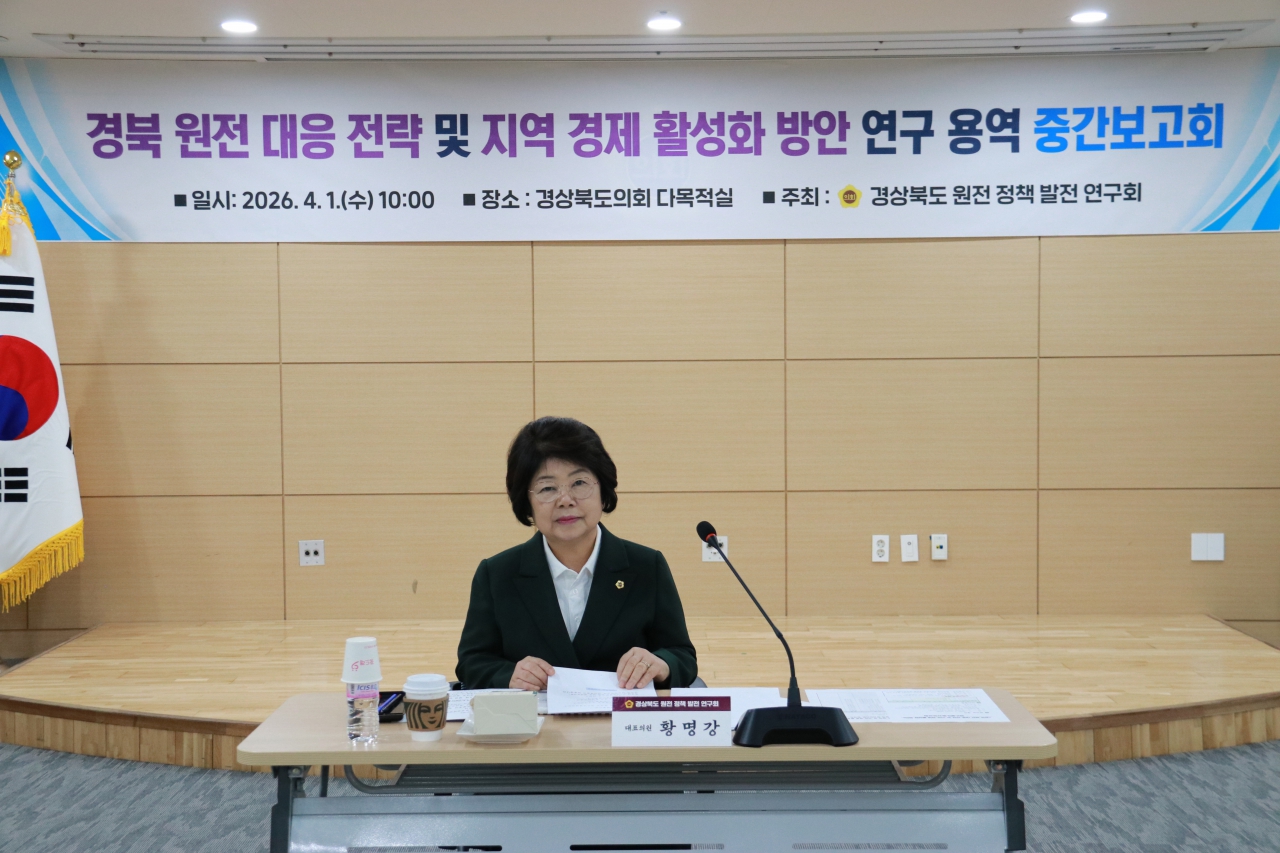 경북 원전 대응 전략 및 지역 경제 활성화 방안 연구용역 중간보고회 이미지(4)