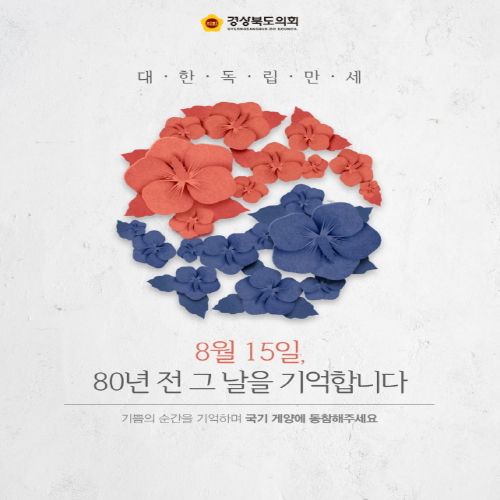 8월 15일 광복절 대표이미지